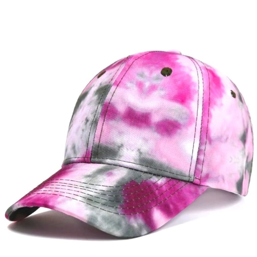 Purple tie dye vintage baseball hat